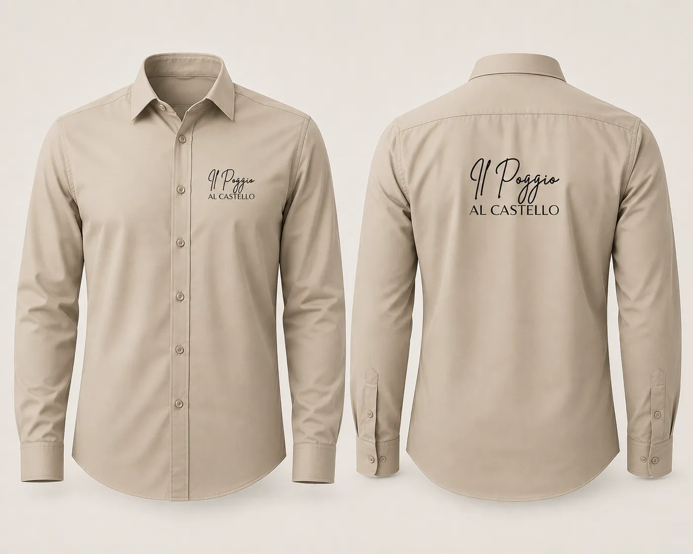 Camicia da lavoro personalizzata con logo