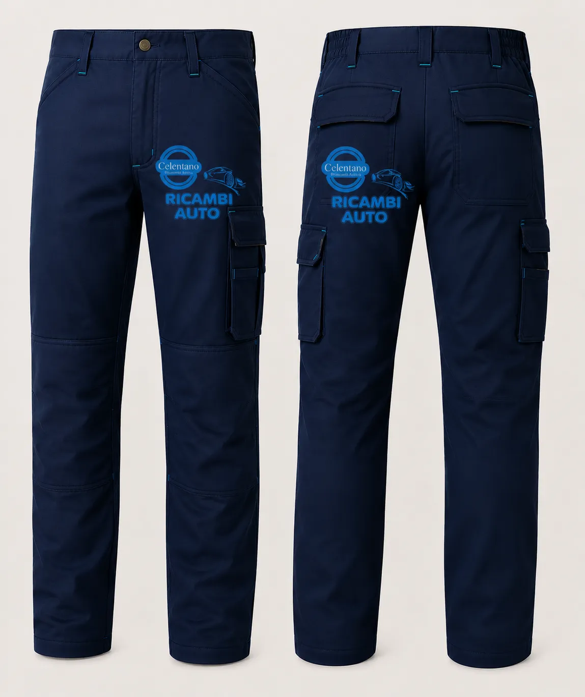 Pantaloni da lavoro personalizzati con logo