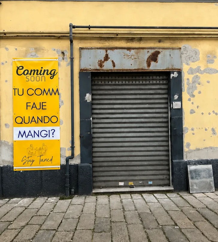 Ristorante Aumma: prima dell’intervento