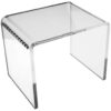 alzata vetrina in plexiglass trasparente